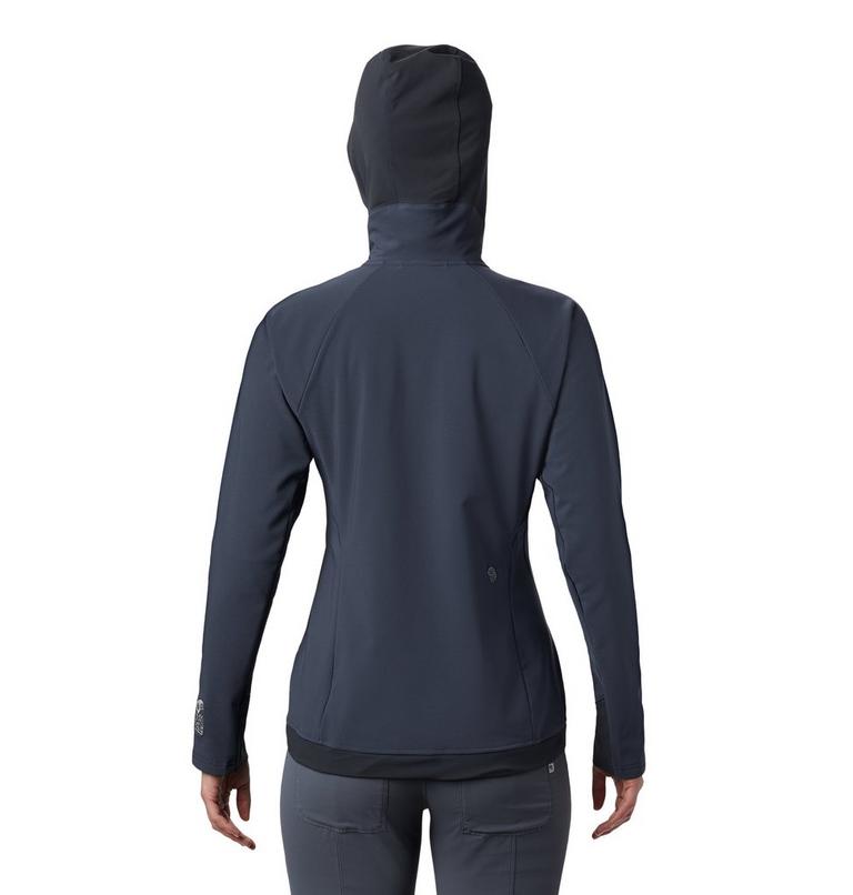 Women's Keele Hoody, Color: Dark Storm, image 2