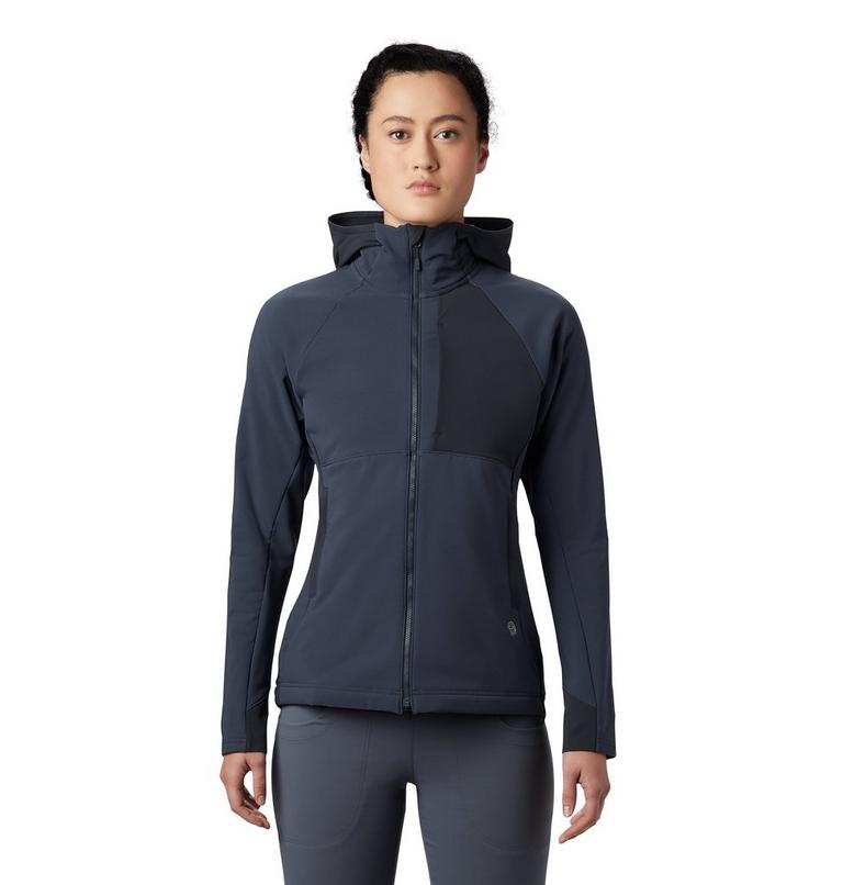 Women's Keele Hoody, Color: Dark Storm, image 1