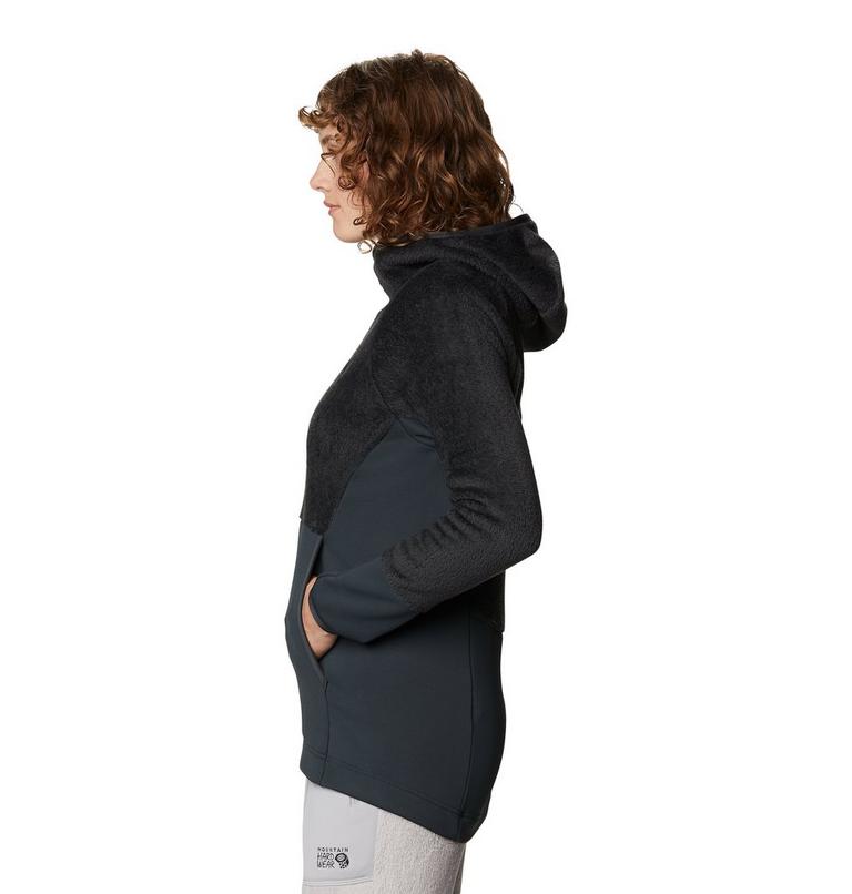 Women's Polartec® High Loft® Fleece Hoody, Color: Dark Storm, image 3