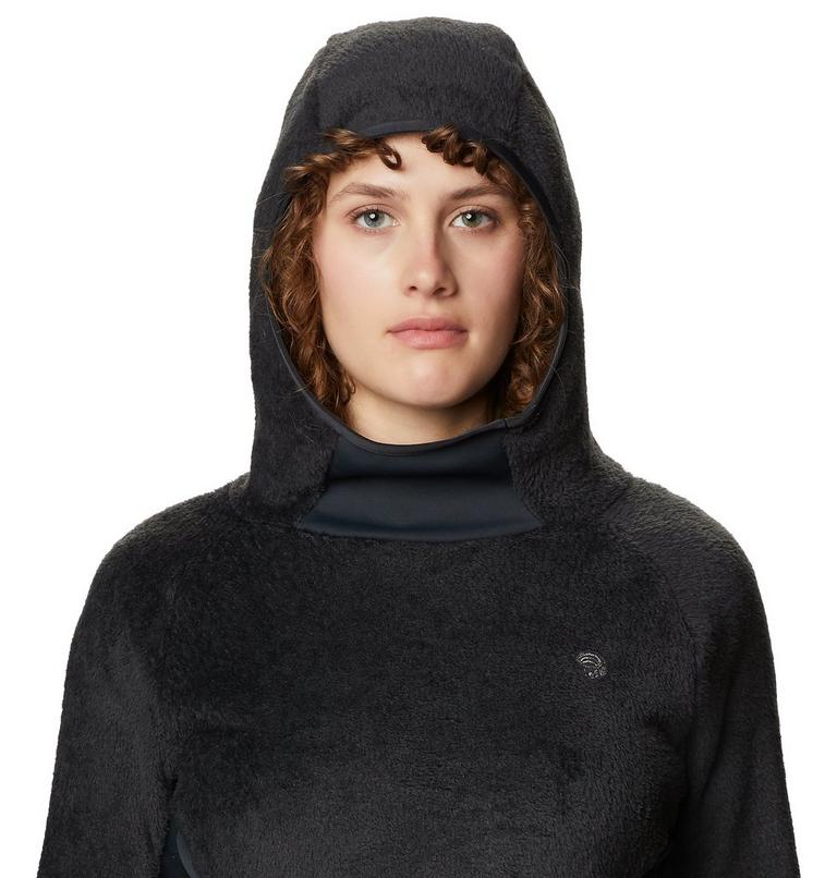 Women's Polartec® High Loft® Fleece Hoody, Color: Dark Storm, image 4