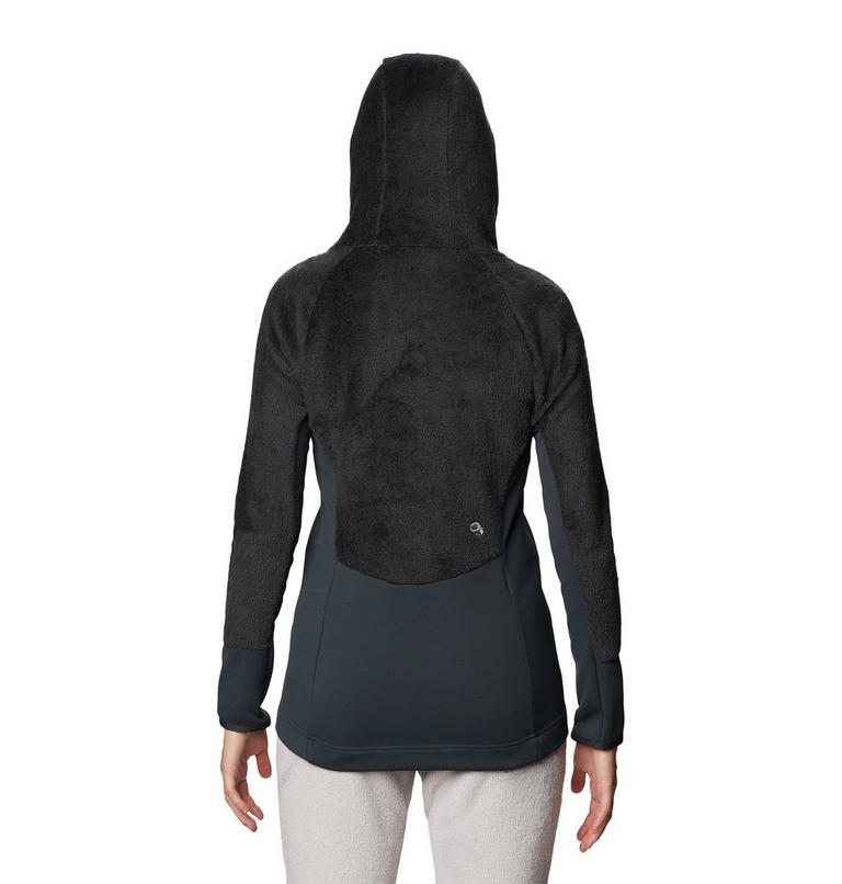 Women's Polartec® High Loft® Fleece Hoody, Color: Dark Storm, image 2
