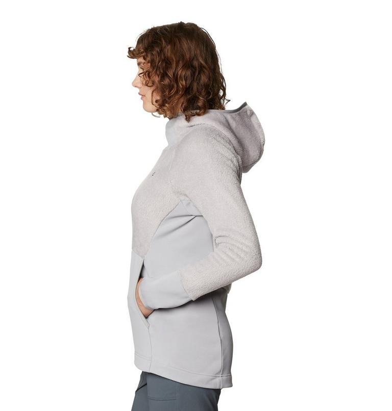 Chandail à capuchon en laine polaire Polartec® High Loft Femme, Color: Light Dunes, image 3