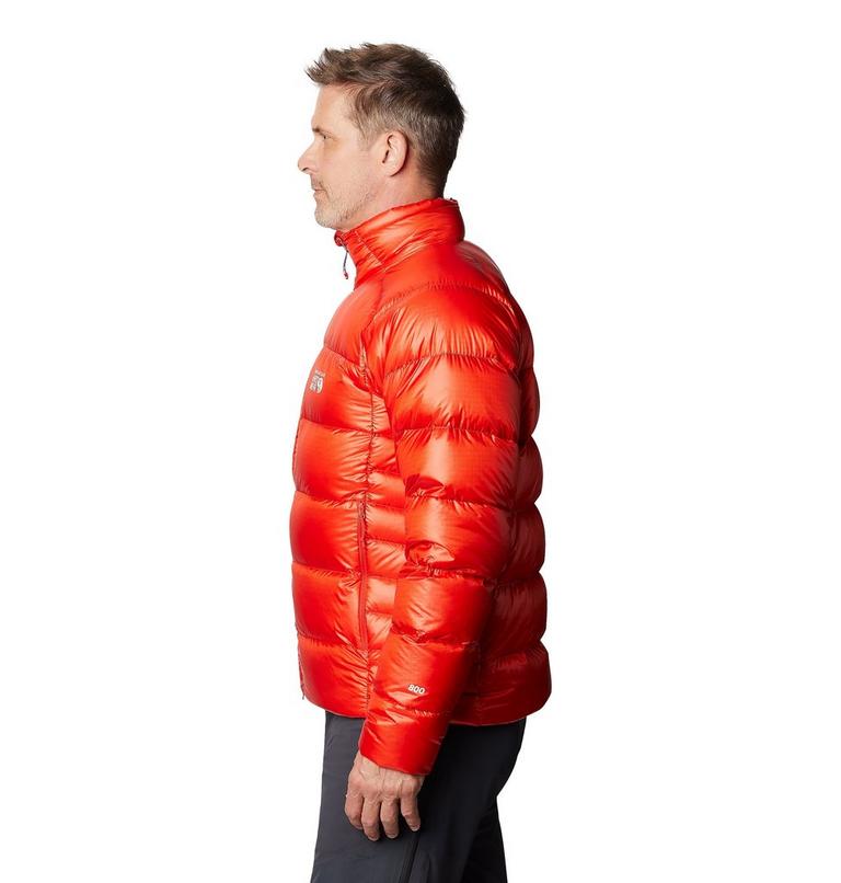 Men's Phantom Down Jacket, Color: Fiery Red, image 3