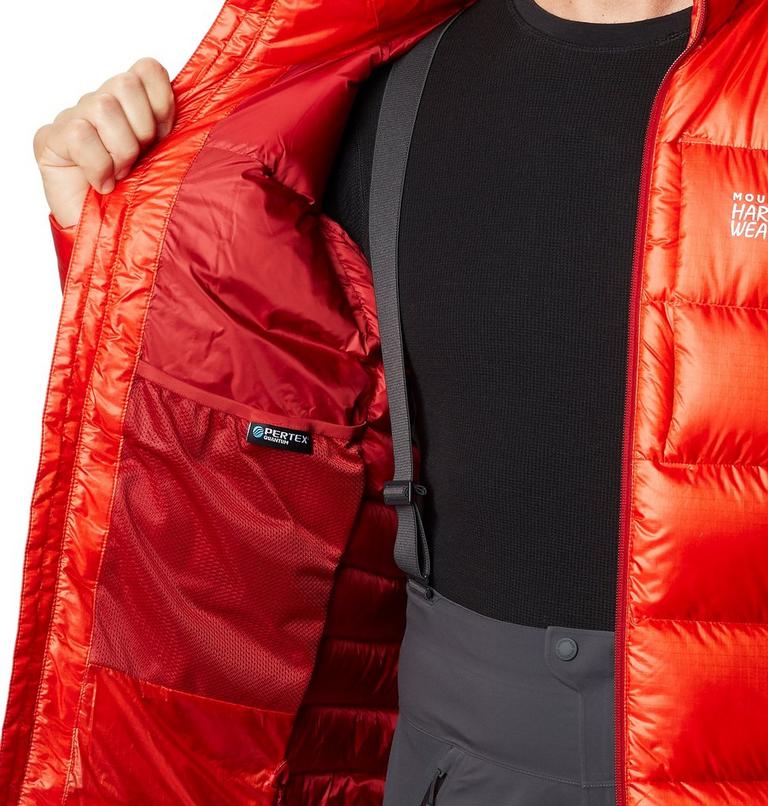 Men's Phantom Down Jacket, Color: Fiery Red, image 7