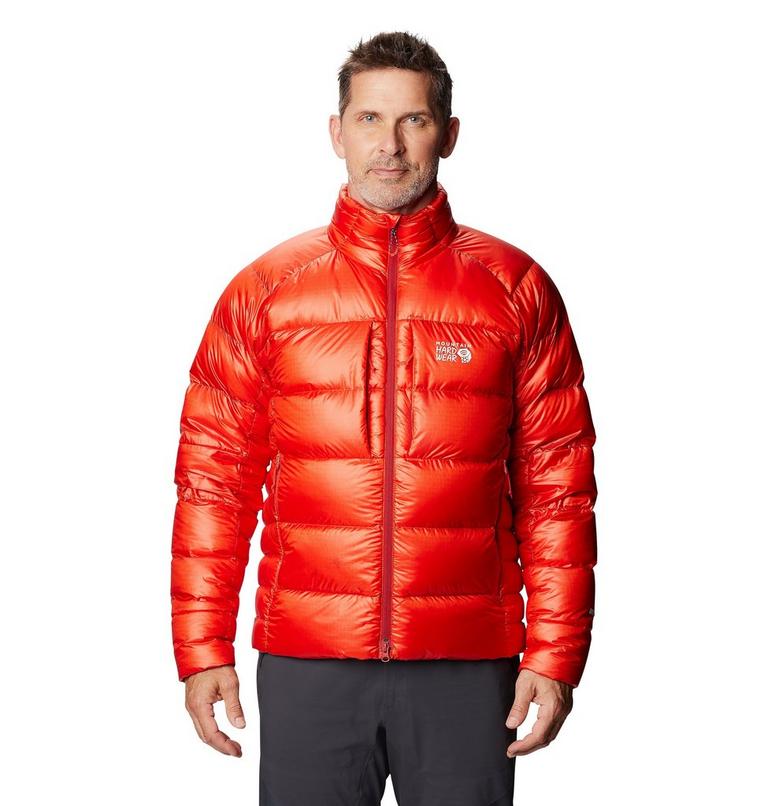 Men's Phantom Down Jacket, Color: Fiery Red, image 1
