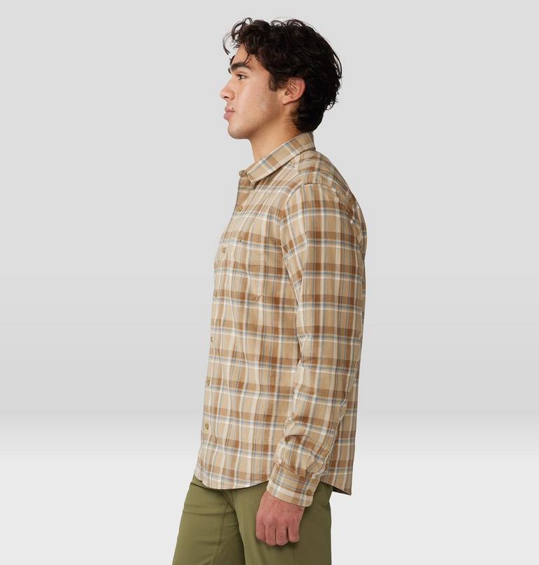 Chemise à manches longues Big Cottonwood Homme, Color: Moab Tan Trailhead Plaid, image 3