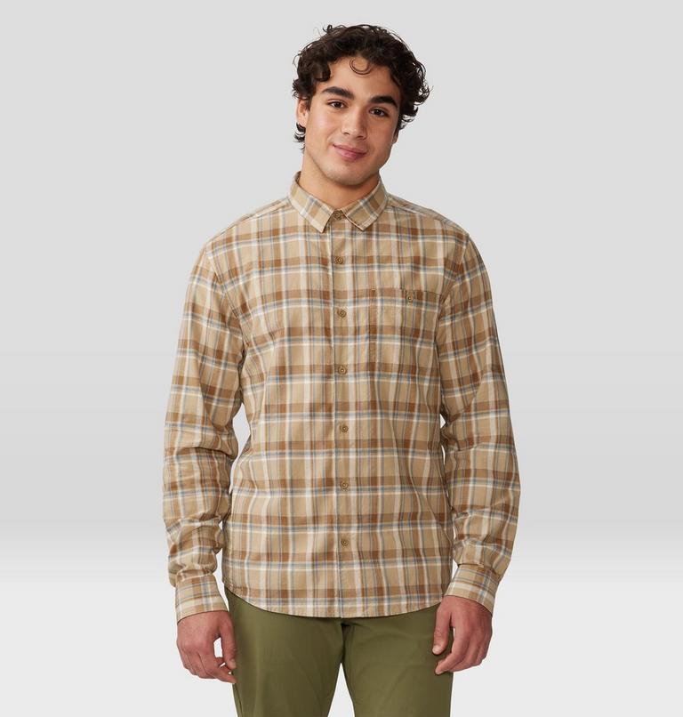 Chemise à manches longues Big Cottonwood Homme, Color: Moab Tan Trailhead Plaid, image 6