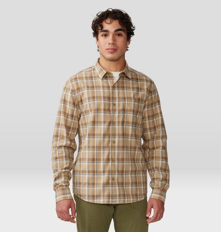 Chemise à manches longues Big Cottonwood Homme, Color: Moab Tan Trailhead Plaid, image 1
