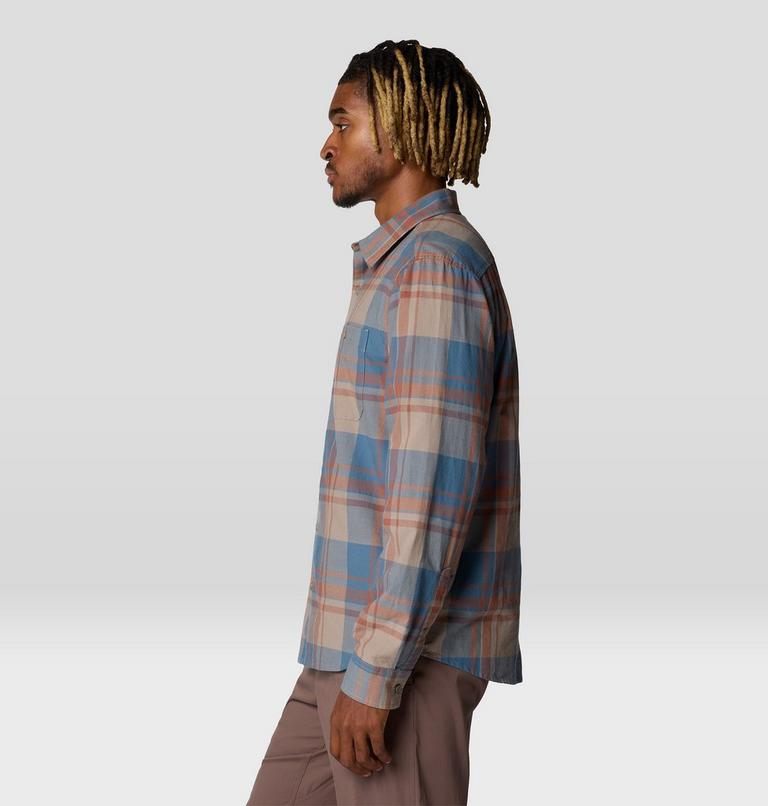 Chemise à manches longues Big Cottonwood Homme, Color: Dunes Fireside Plaid, image 3
