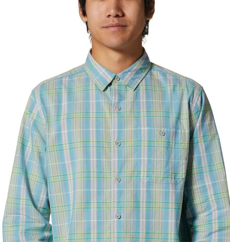 Chemise à manches longues Big Cottonwood Homme, Color: Teton Blue Vertical Plaid, image 4
