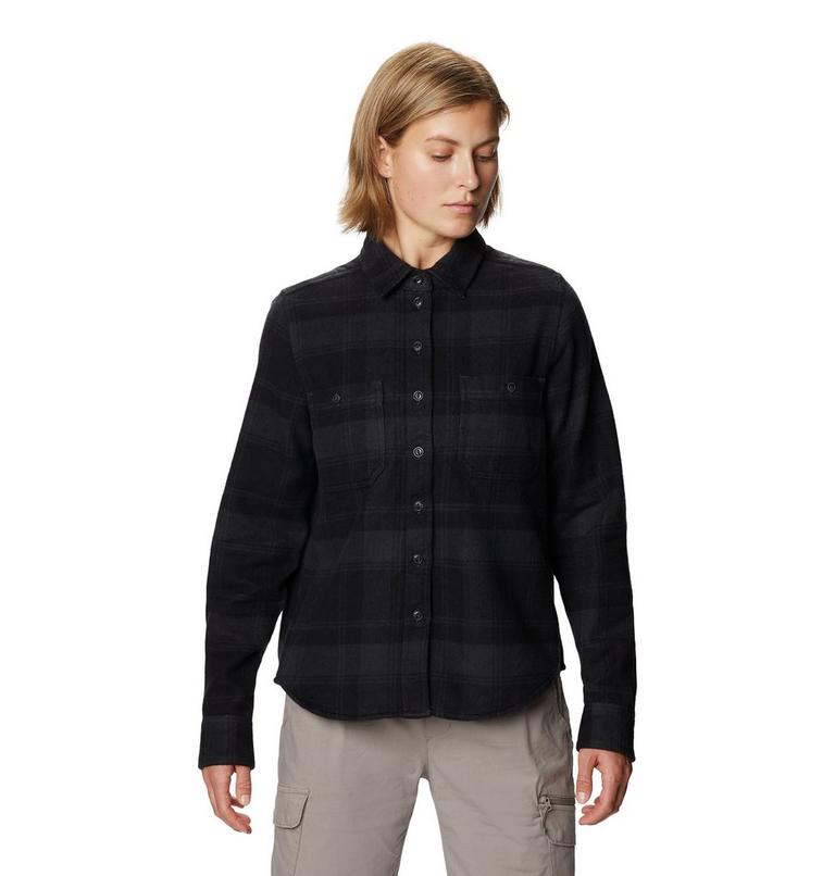 Women's Plusher Long Sleeve Shirt, Color: Dark Storm, image 1