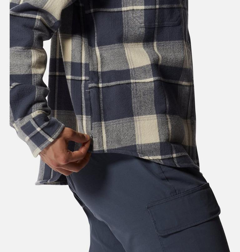 Women's Plusher Long Sleeve Shirt, Color: Wild Oyster Tartan Plaid, image 5