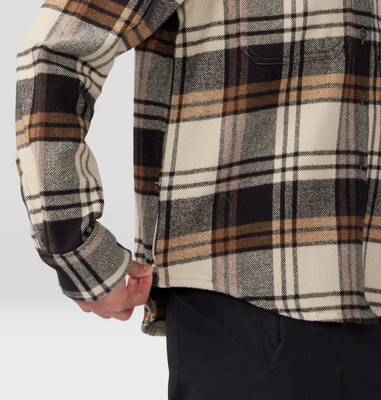 Women's Plusher Long Sleeve Shirt, Color: Oyster Shell Plaid Print, image 5