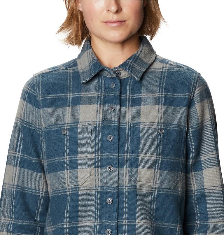 Chemise à manches longues Plusher Femme, Color: Icelandic, image 4