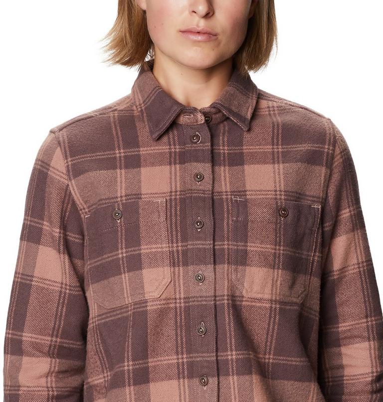 Chemise à manches longues Plusher Femme, Color: Smoky Quartz, image 4