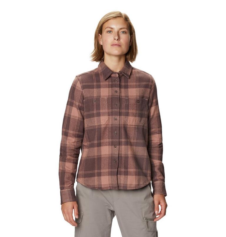 Chemise à manches longues Plusher Femme, Color: Smoky Quartz, image 1