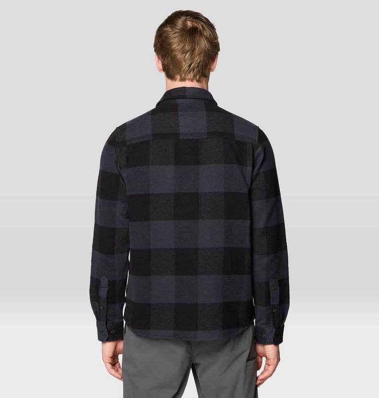 Men's Plusher Long Sleeve Shirt | 012 | S, Color: Black Tatanka Check, image 3
