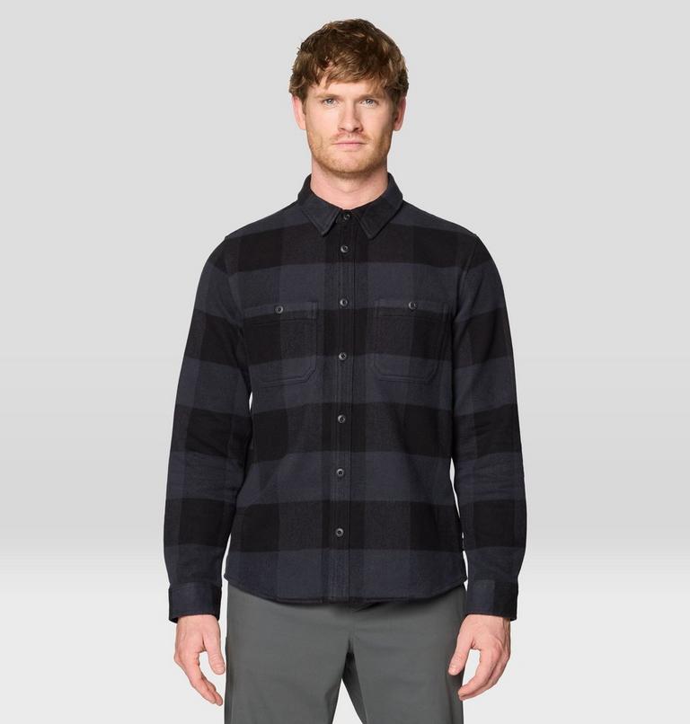 Men's Plusher Long Sleeve Shirt | 012 | S, Color: Black Tatanka Check, image 1