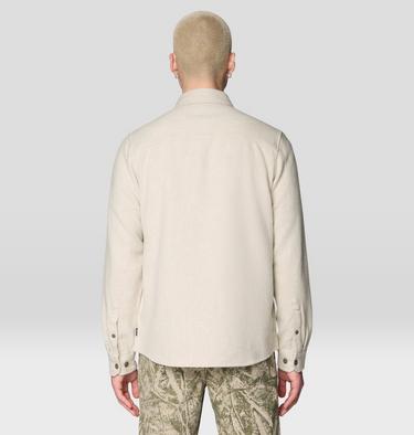 Men's Plusher Long Sleeve Shirt, Color: Stone Melange, image 11