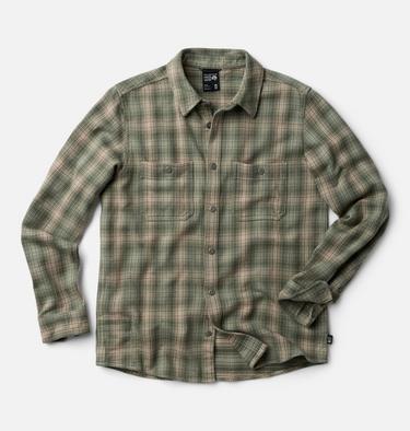 Men's Plusher Long Sleeve Shirt, Color: Silt Grey Harbour Plaid, image 8