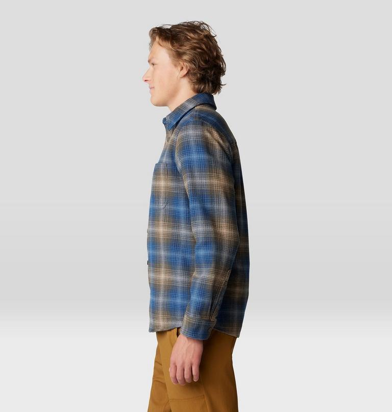 Men's Plusher Long Sleeve Shirt, Color: Ridgeline Ombre Buffalo Check Print, image 3