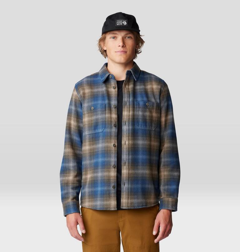 Men's Plusher Long Sleeve Shirt, Color: Ridgeline Ombre Buffalo Check Print, image 5