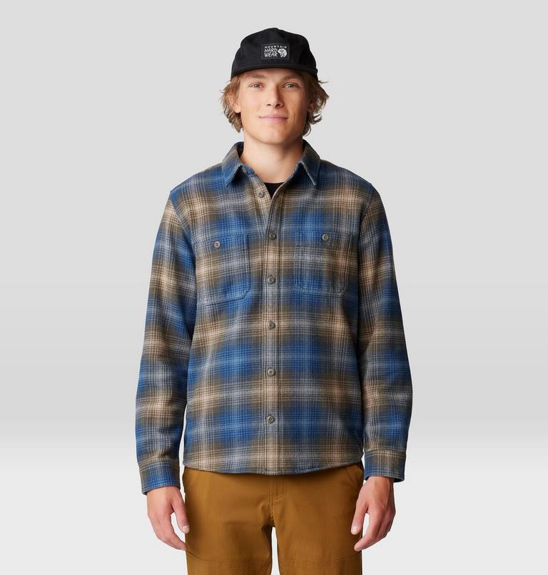 Men's Plusher Long Sleeve Shirt, Color: Ridgeline Ombre Buffalo Check Print, image 1