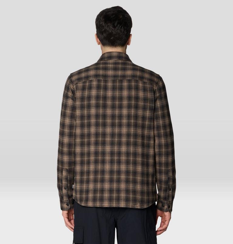 Men's Plusher Long Sleeve Shirt, Color: Tierra Harbour Plaid, image 3