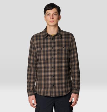Men's Plusher Long Sleeve Shirt, Color: Tierra Harbour Plaid, image 1