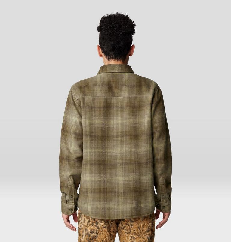 Men's Plusher Long Sleeve Shirt | 320 | L, Color: Dark Pine Ombre Buffalo Check Print, image 2