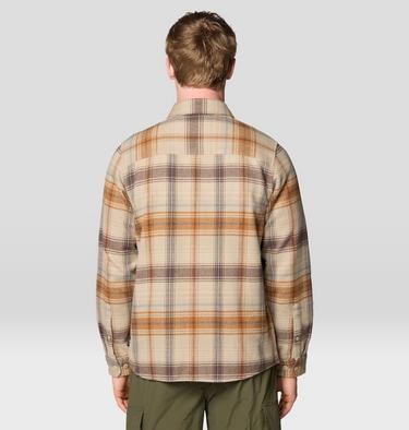 Men's Plusher Long Sleeve Shirt, Color: Badlands Wyoming Plaid, image 4