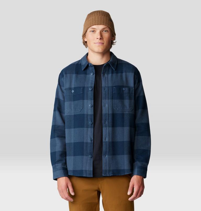 Men's Plusher Long Sleeve Shirt | 430 | L, Color: Moon Blue Tatanka Check Print, image 5