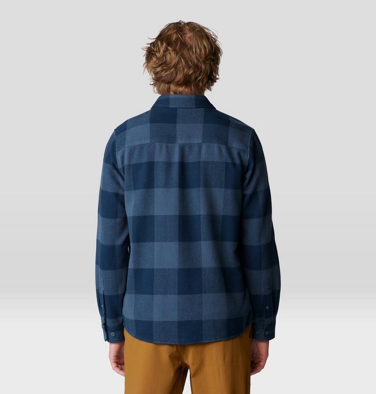 Men's Plusher Long Sleeve Shirt | 430 | L, Color: Moon Blue Tatanka Check Print, image 2