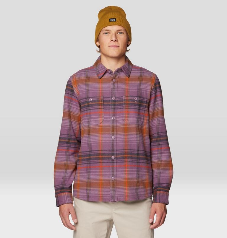 Men's Plusher Long Sleeve Shirt | 534 | L, Color: Dark Daze Wyoming Plaid, image 1