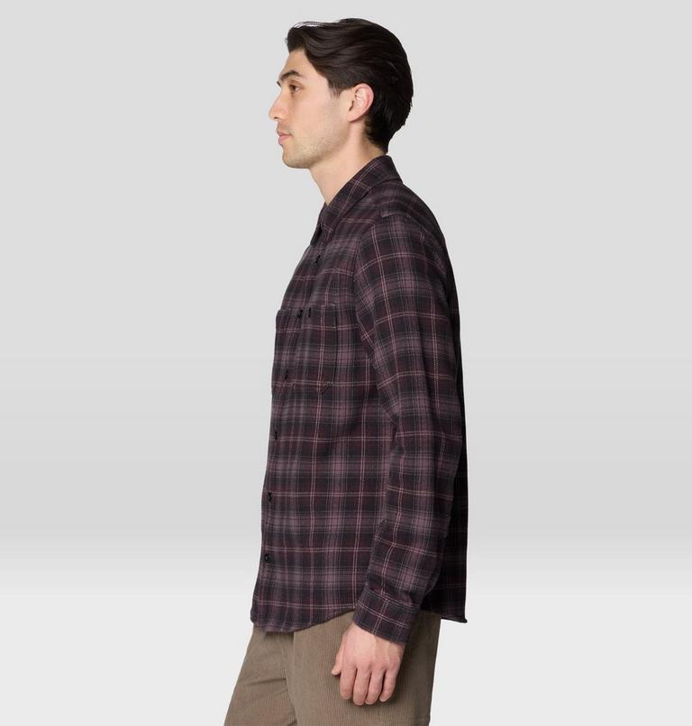 Men's Plusher Long Sleeve Shirt, Color: Purple Sage Harbour Plaid, image 4