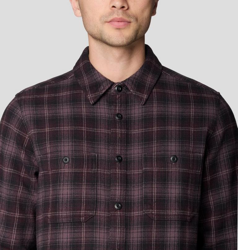 Men's Plusher Long Sleeve Shirt, Color: Purple Sage Harbour Plaid, image 6