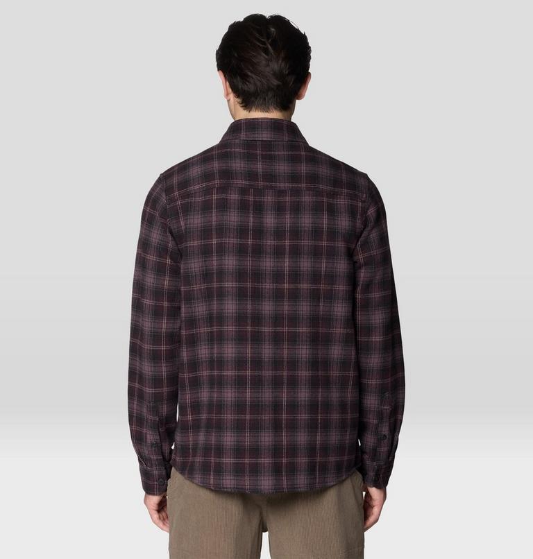 Men's Plusher Long Sleeve Shirt, Color: Purple Sage Harbour Plaid, image 3