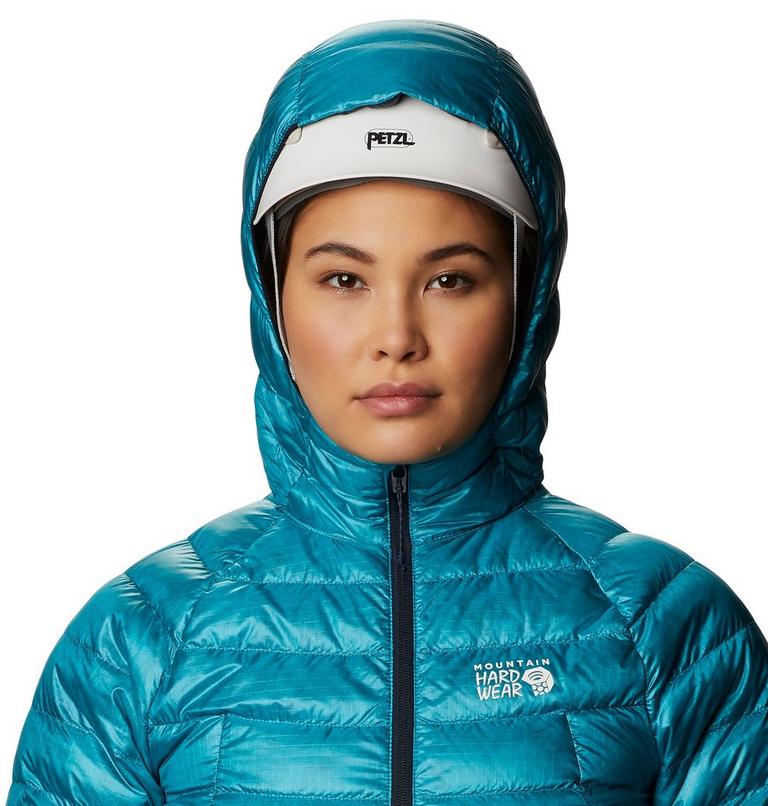 Women's Phantom Down Hooded Jacket, Color: Traverse, image 4
