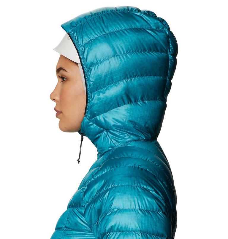 Women's Phantom Down Hooded Jacket, Color: Traverse, image 5