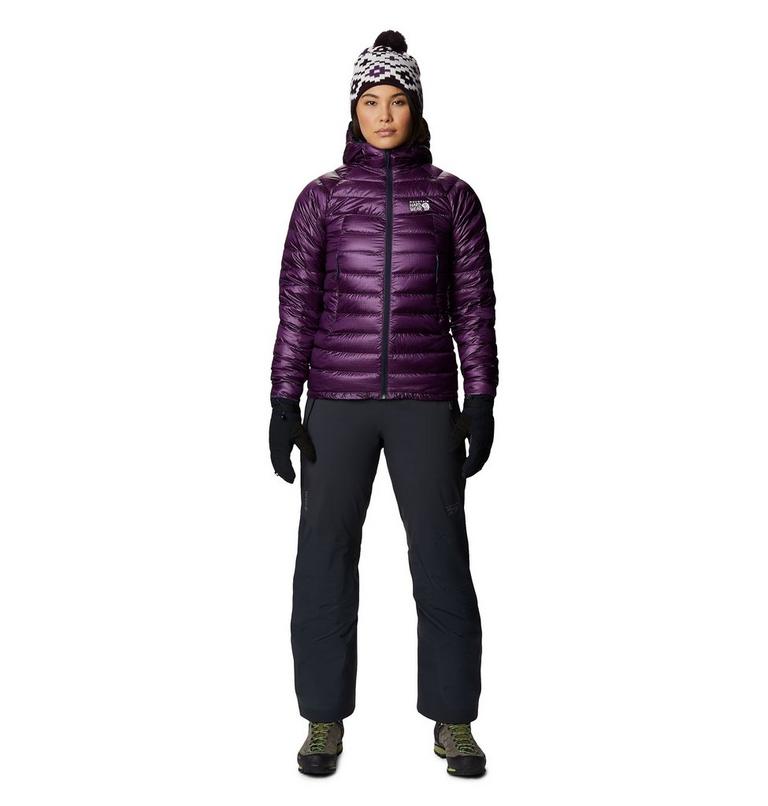 Women's Phantom Down Hooded Jacket, Color: Cosmos Purple, image 9