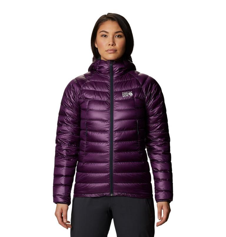 Women's Phantom Down Hooded Jacket, Color: Cosmos Purple, image 1