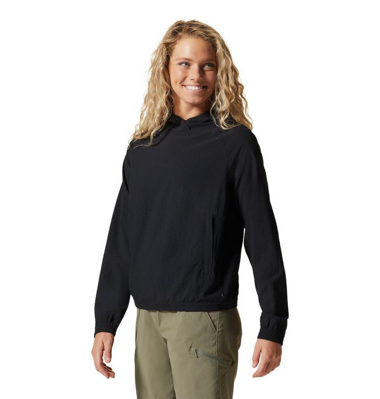 Women's Sunshadow Long Sleeve Hoody, Color: Black, image 5