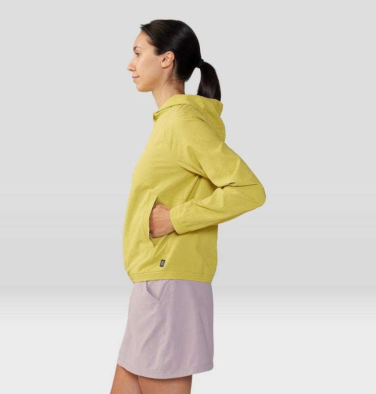 Women's Sunshadow Long Sleeve Hoody, Color: Bright Olive, image 3