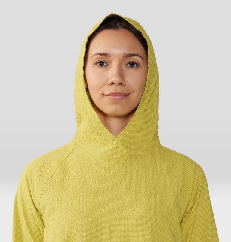 Women's Sunshadow Long Sleeve Hoody, Color: Bright Olive, image 4