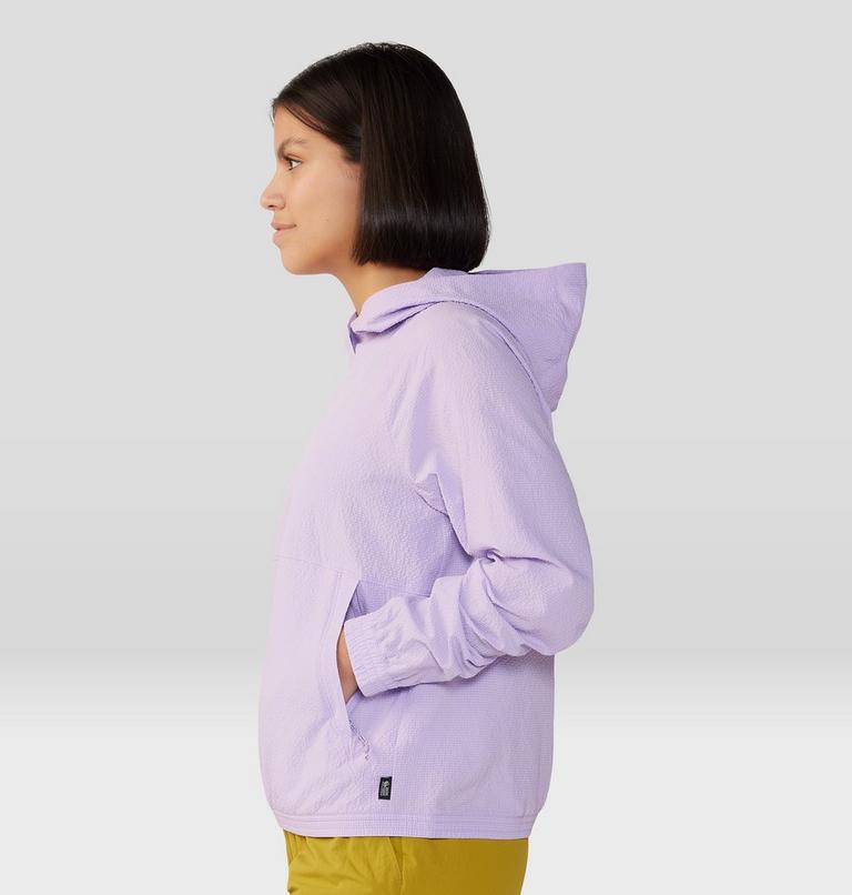 Women's Sunshadow Long Sleeve Hoody, Color: Wisteria, image 3