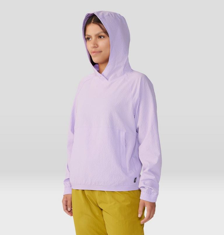 Women's Sunshadow Long Sleeve Hoody, Color: Wisteria, image 5