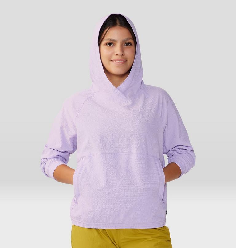 Women's Sunshadow Long Sleeve Hoody, Color: Wisteria, image 6