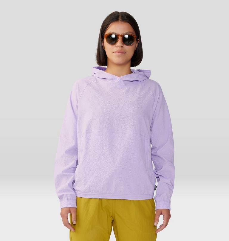 Women's Sunshadow Long Sleeve Hoody, Color: Wisteria, image 1