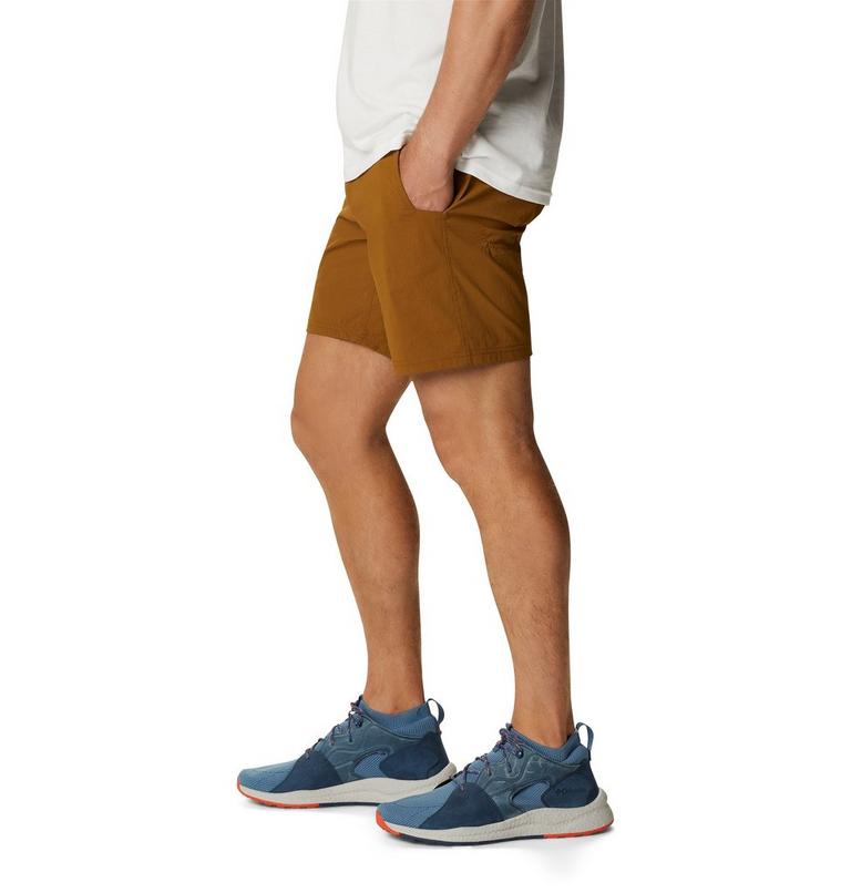 Short de randonnée Basin Homme, Color: Golden Brown, image 3