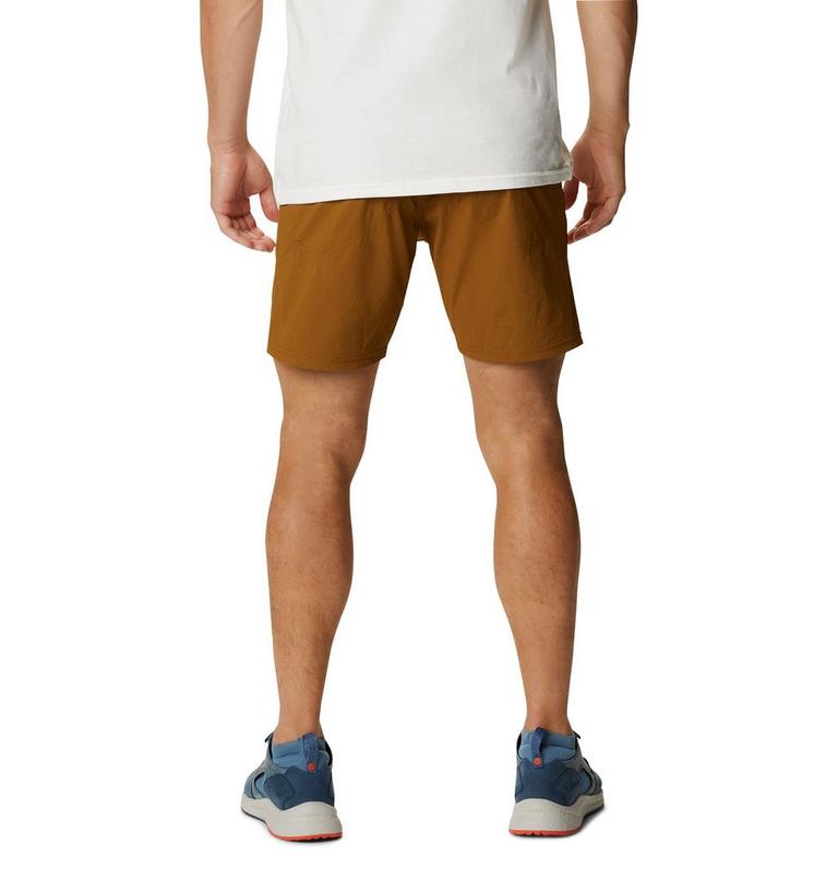 Short de randonnée Basin Homme, Color: Golden Brown, image 2